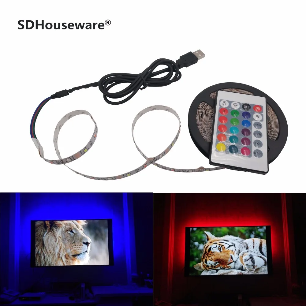 Светодиодная лента 2835SMD с USB гибкая LED светильник СКА для ТВ рабочего стола