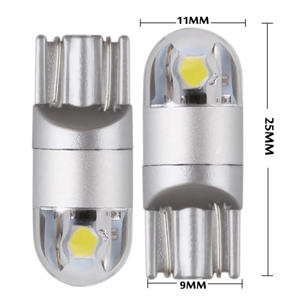 1 пара Автомобильные светодиодные лампы t10 6 Вт 3030 SMD 12 В 6000 К|Сигнальная лампа| |