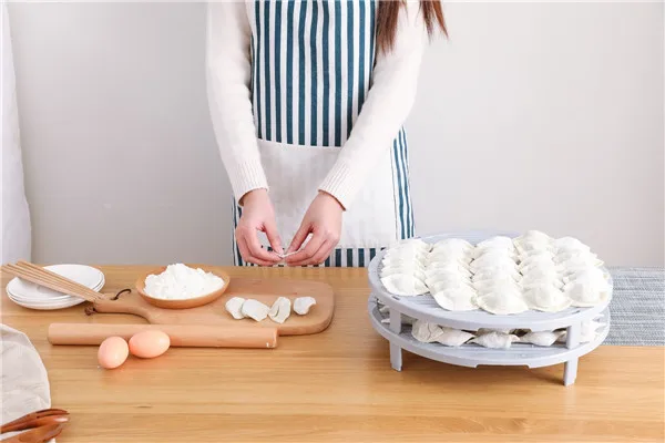 Прямоугольный/Круглый складной лоток для еды лапша пельменей шторы столовые приборы лотки слив кухонная посуда стойка принадлежности для хранения