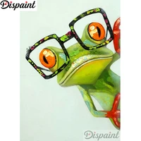 dispaint full squareround drill 5d diy diamond painting cartoon frog embroidery cross stitch 3d home decor a11037
