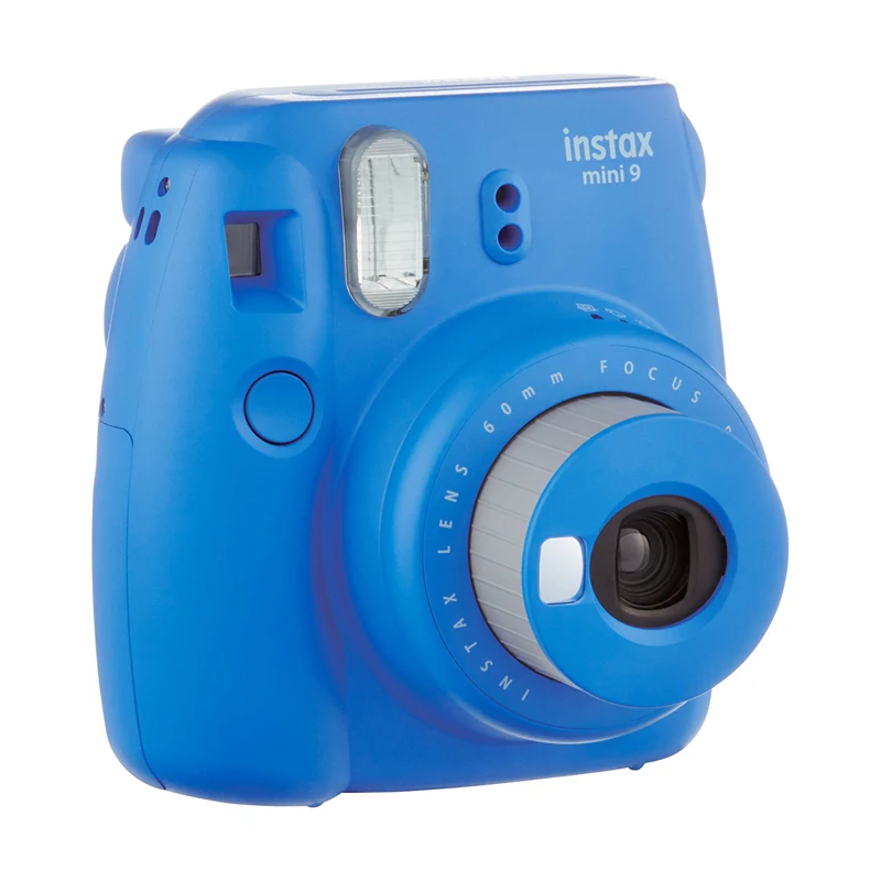 Моментальная Камера Fujifilm Instax Mini 9 Cobalt Blue + фотопленка Fuji 60 с белыми краями|instant