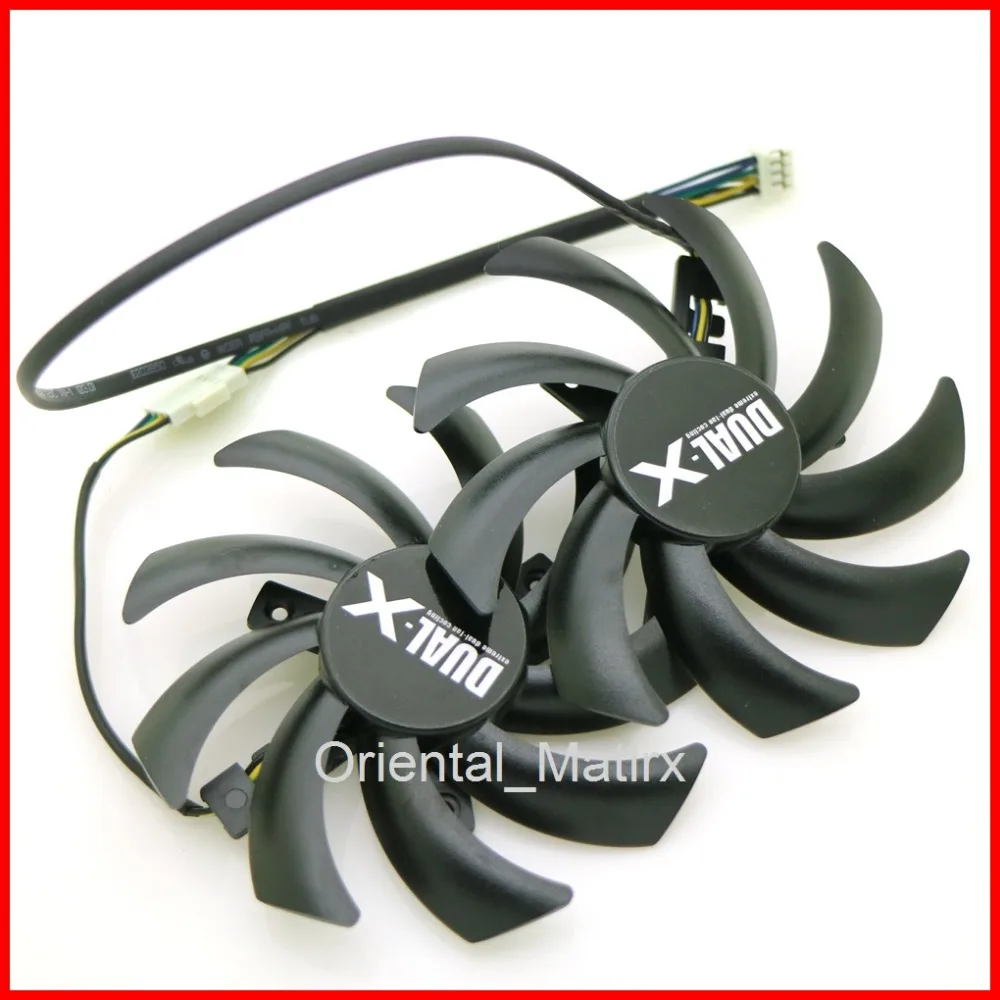 

2pcs/lot 86mm 39*39*39mm VFA Cooler Repalcement For XFX R9 380 280X 270X 290X Graphics Card Cooling Fan 4Pin