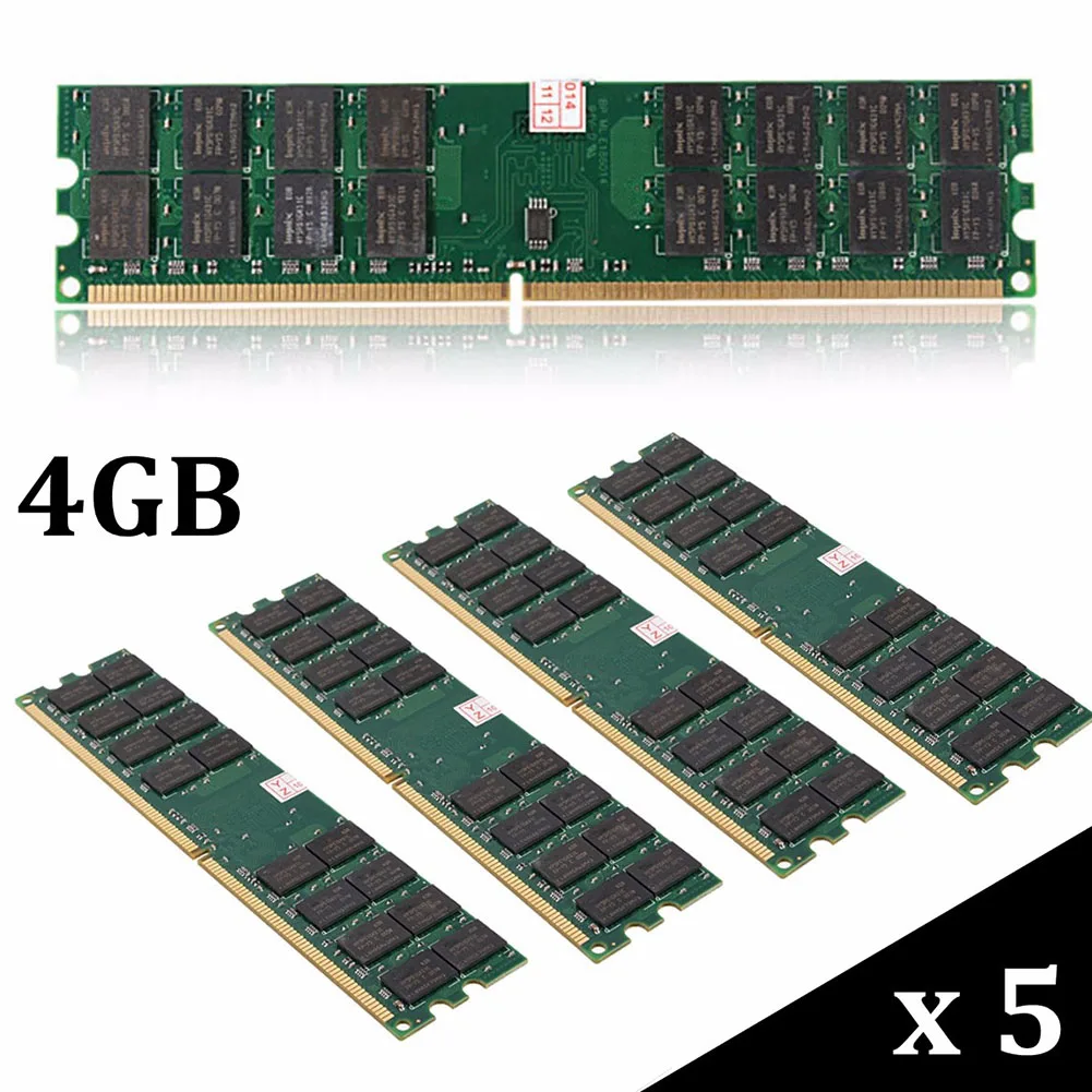 2 шт настольный PC2 6400 4G банк памяти прочный 240 Pin DDR2 800 для материнской платы
