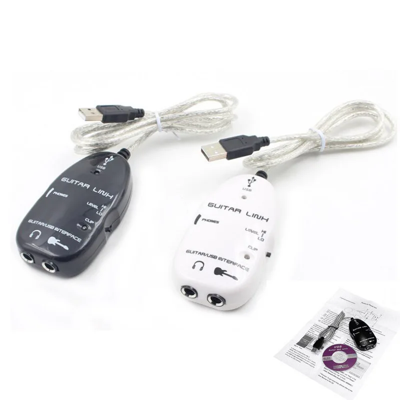 Кабель для электрогитары USB-переходник интерфейса аудиокабель ПК записи музыки