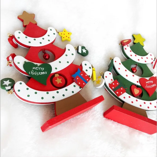 Мини малый Рождество Xmas tree Ребенок стол игрушки украшения Дома белл star Подарок z |
