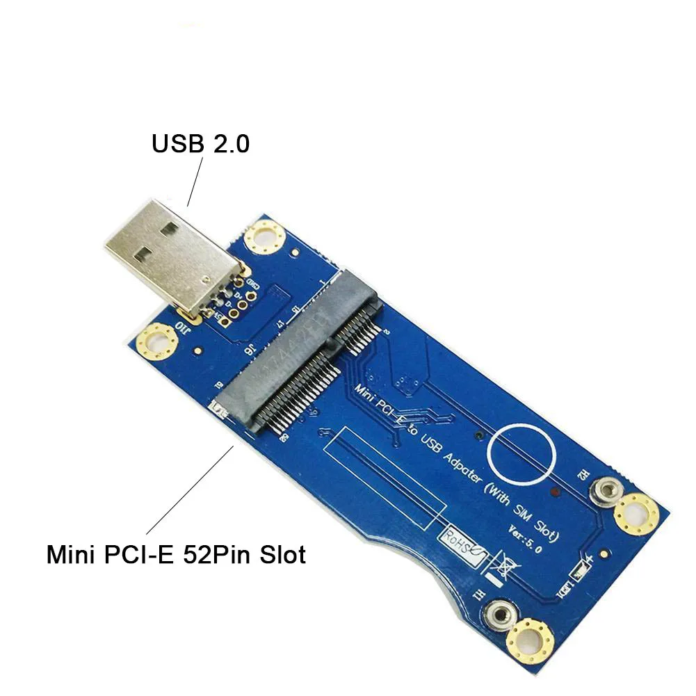 Мини PCI E беспроводной USB адаптер карта с слотом для sim карты WWAN LTE модуль HSJ 19| |