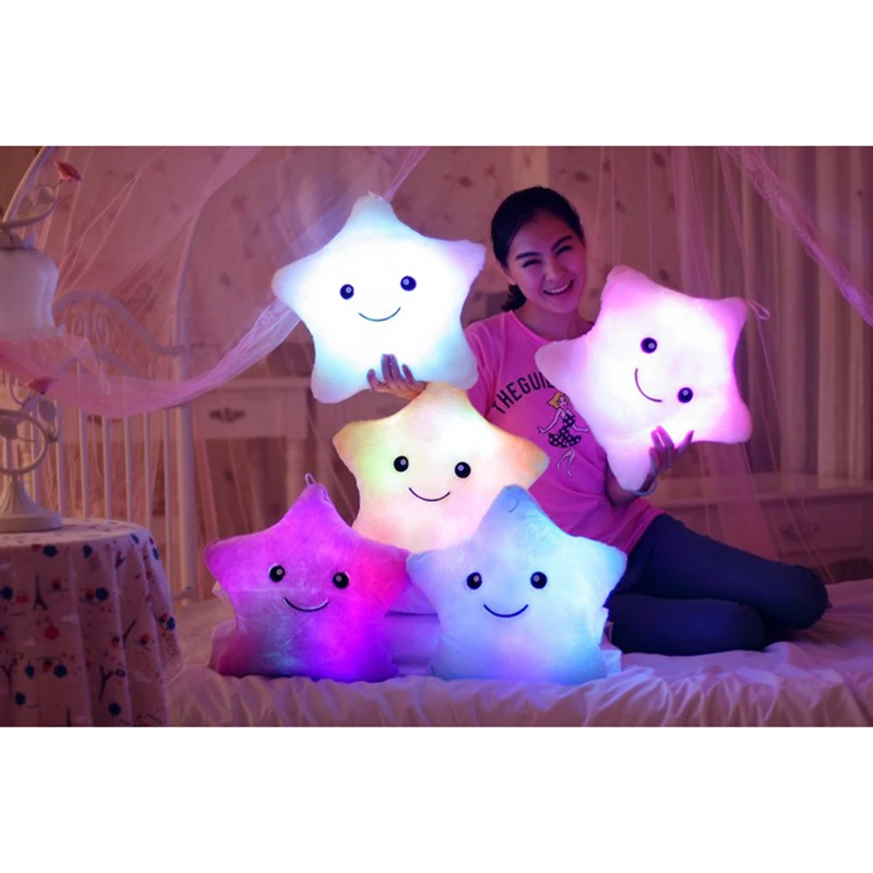 Бесплатная доставка 40 см светодиодный светящийся светильник Подушка красочная