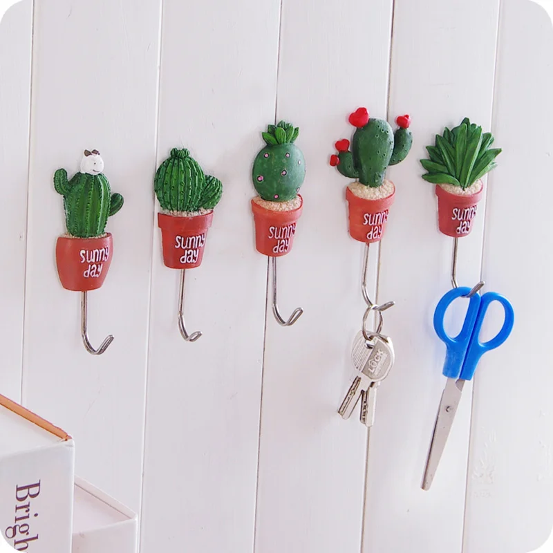 5 шт. настенные крючки для ключей в Корейском стиле|Крючки и направляющие| |