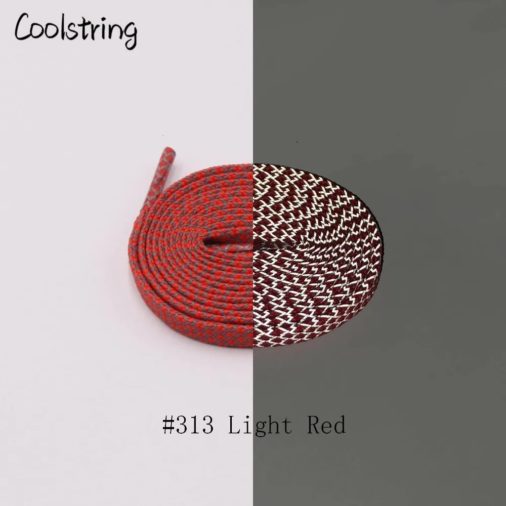 Официальный coolstring на плоской подошве 3M светоотражающие ночного бега Шнурки Кроссовки для бега полые защитные шнурки для Баскетбольная обувь 350 сапоги