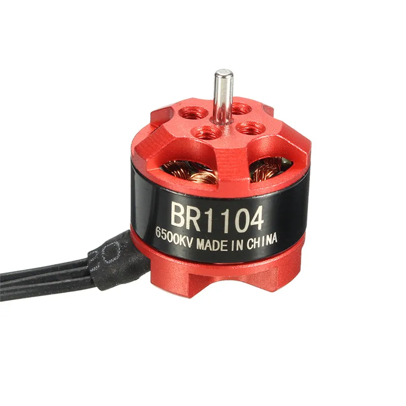 Горячая новинка Racerstar 1104 BR1104 Racing Edition 6500KV 1S 2S бесщеточный двигатель для RC Multirotor 100