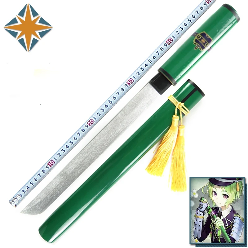 Touken Ranbu онлайн меч Мори Тоширо Косплей деревянный игровой персонаж 55 см кинжал