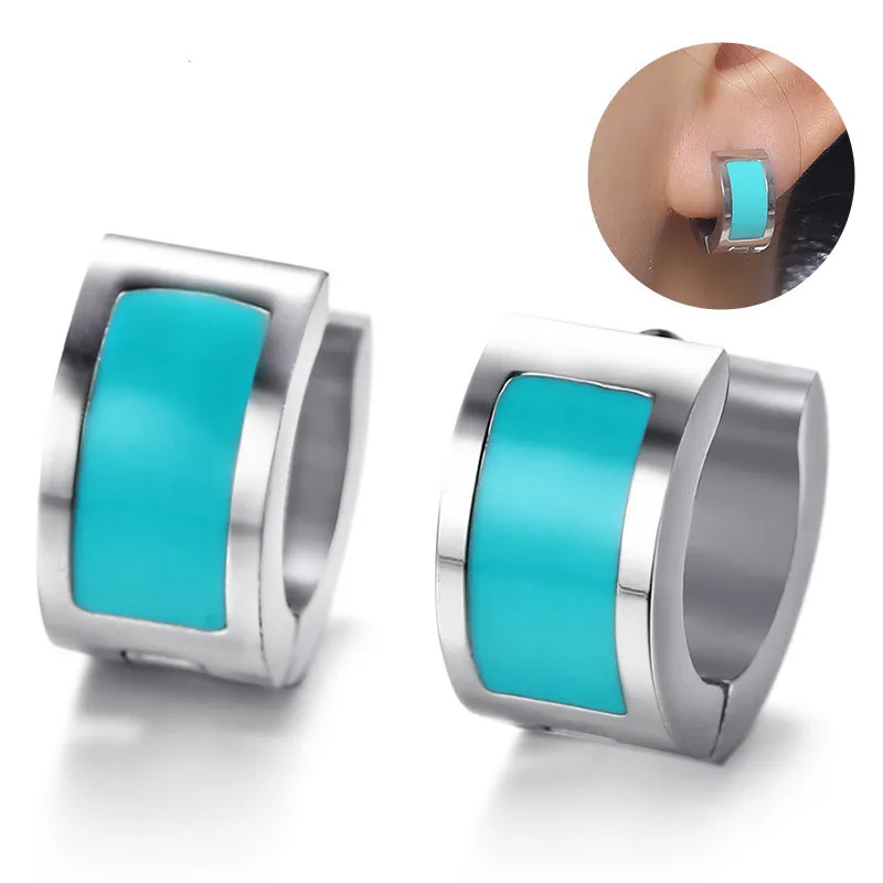 Серьги гвоздики женские в этническом стиле из нержавеющей стали|stainless steel stud