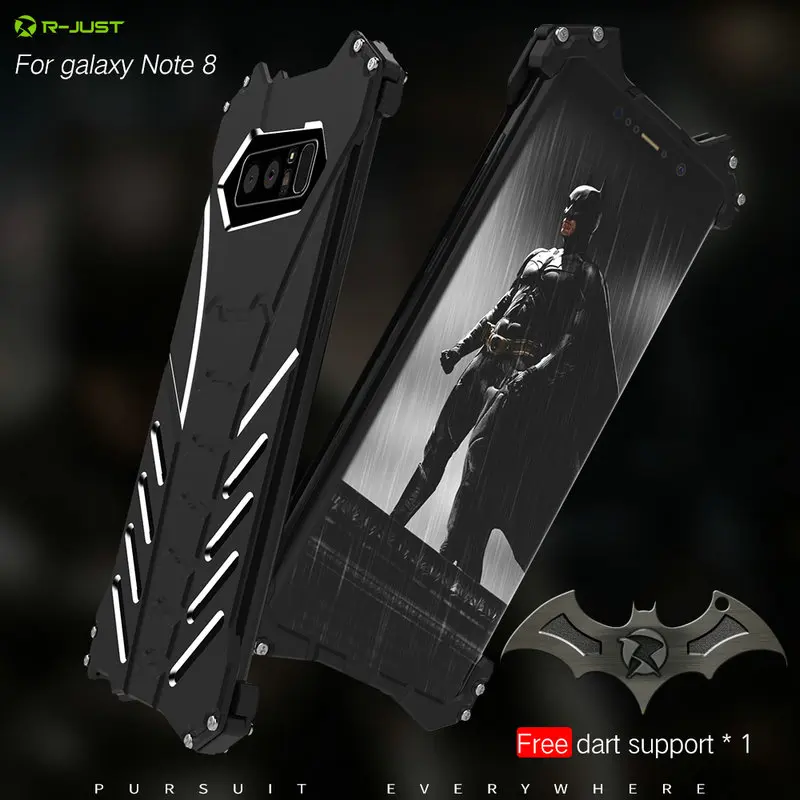 Чехол R-Just Batman для samsung Galaxy Note 8 металлический чехол из алюминиевого сплава со