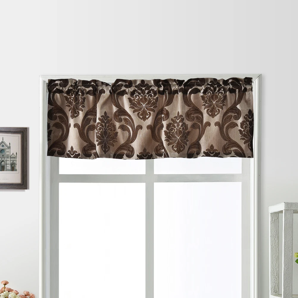 NAPEARL 1 шт. европейские Роскошные Висячие Короткие Занавески для домашнего декора