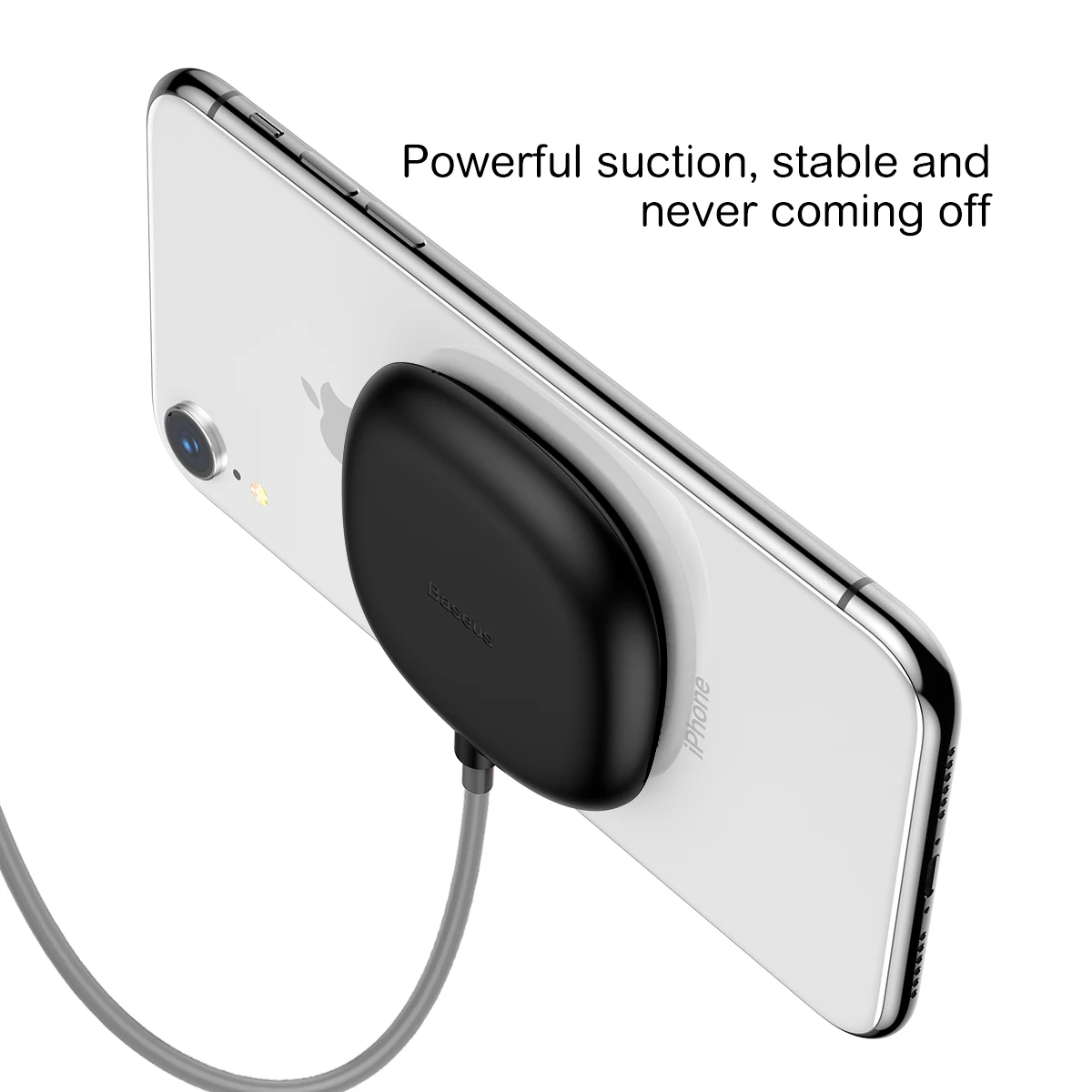 Baseus паук присоски Беспроводной Зарядное устройство для iPhone XR XS Max Портативный