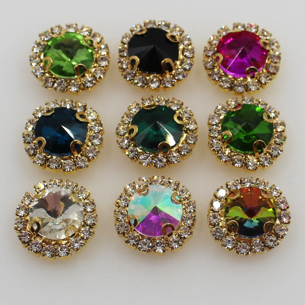 10 шт. круглые металлические пуговицы с 4 отверстиями 16 мм|rhinestone buttons|metal buttonsbutton diy |