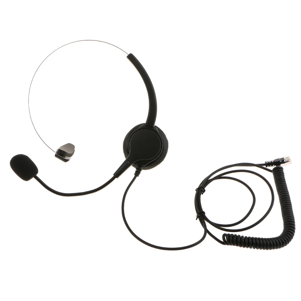 Офисный колл центр VH500 проводная гарнитура с микрофоном разъем RJ9|headphones with