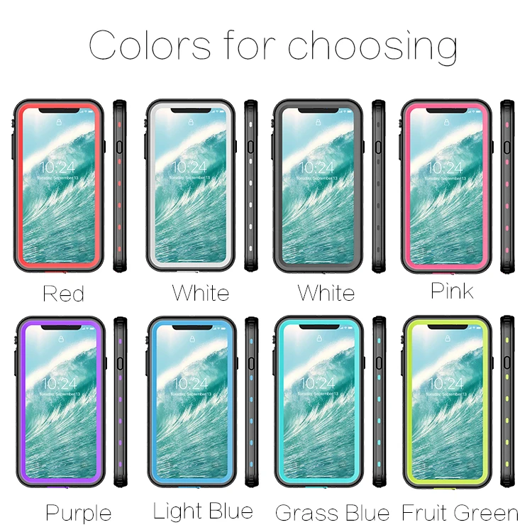 Водонепроницаемый чехол для IPhone XS MAX X XR оригинальный RedPepper IP68 Подводный ПК TPU |