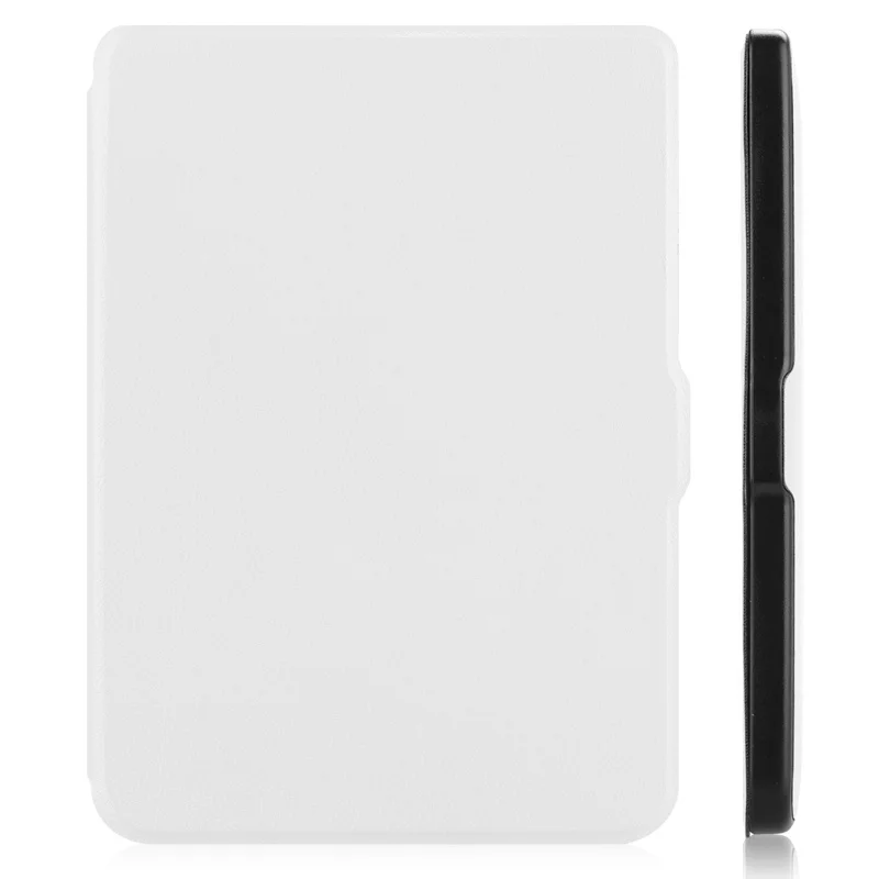 white Ультра тонкий чехол для смарт-телефона чехол для Kobo Clara Clear HD 6 дюймов pu кожаный чехол для электронных книг защитный чехол Чехол+ пленка+ ручка - Color: white