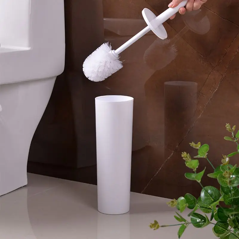 Полностью закрытые компактные высокие держатели для туалетной щетки набор