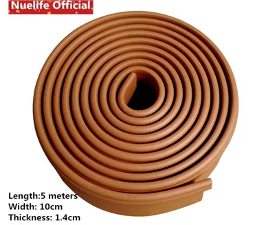 L 5m x W 10cm Nuelife полоски напорная рама поясная линия 3d Анти-столкновения пены стикер стены Плинтус спальня потолок фон стены мягкий мешок - Цвет: L 5m x W 10cm