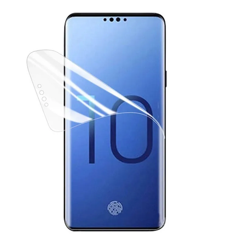 FIZAZI Screen Protector For Samsung Galaxy S10 S10e Plus Soft Full Cover Hydrogel Film 5G (Not Tempered Glass) | Мобильные телефоны