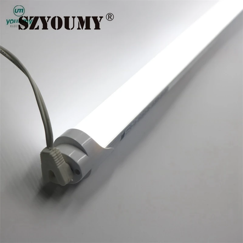 SZYOUMY 25 шт Светодиодная трубка 3 фута 14 Вт G13/R17D T8 молочно-прозрачная крышка
