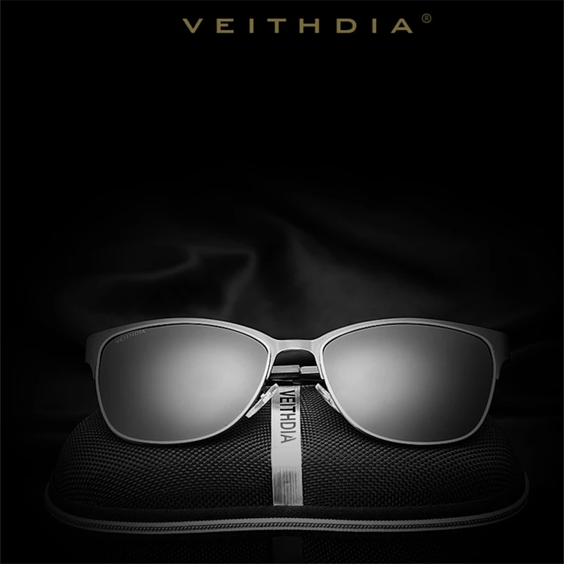 Бренд veithdia дизайнерские солнцезащитные очки из нержавеющей стали