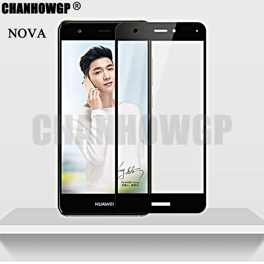 Закаленное стекло с полным покрытием для huawei nova CAN L01 L11 L02 L12 L03 L13 Защитное экрана 5 0