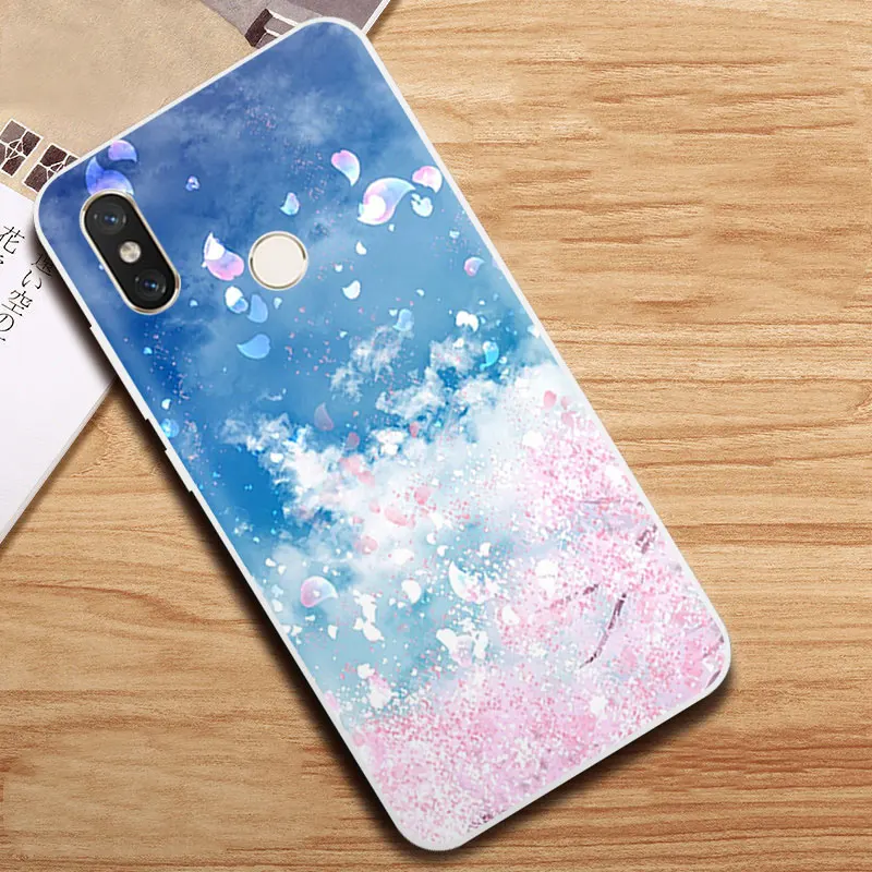Для Coque Сяо mi 8 чехол 6 21 &quotРезина ТПУ Силиконовый Redrose прозрачный Fundas ультратонкие