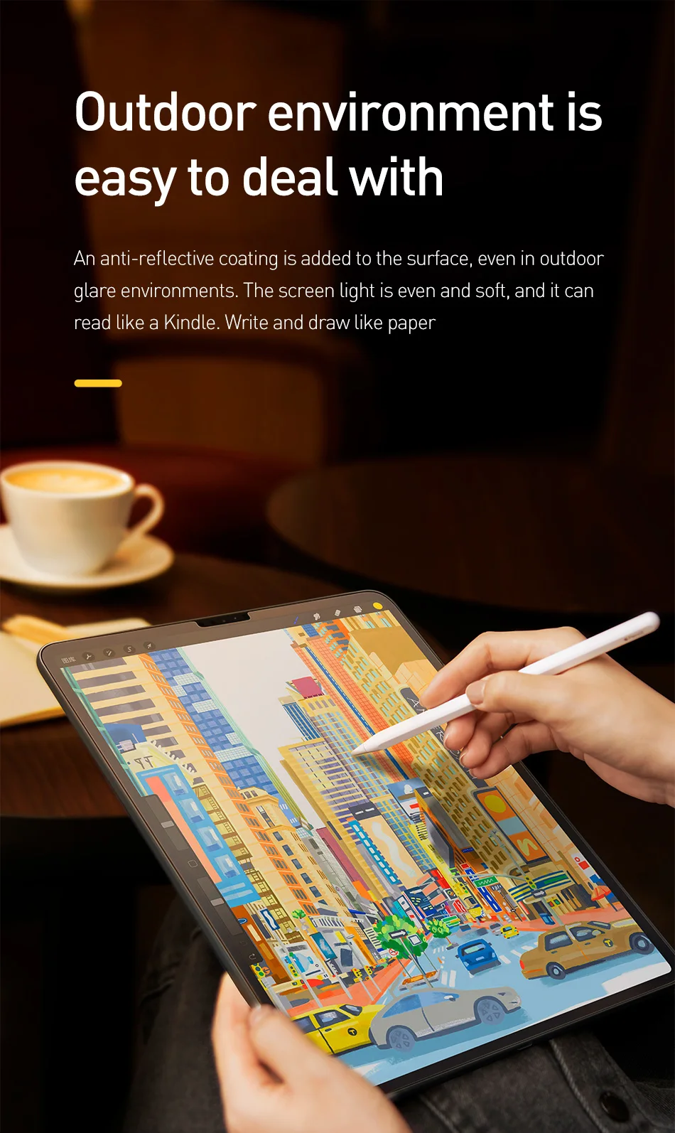 Защитная пленка Baseus для iPad 7, 10,2,, ПЭТ-пленка с рисунком для iPad Air, 3, iPad Pro, 9,7, 11, 12,9 дюймов, Mini 5, 4, пленка