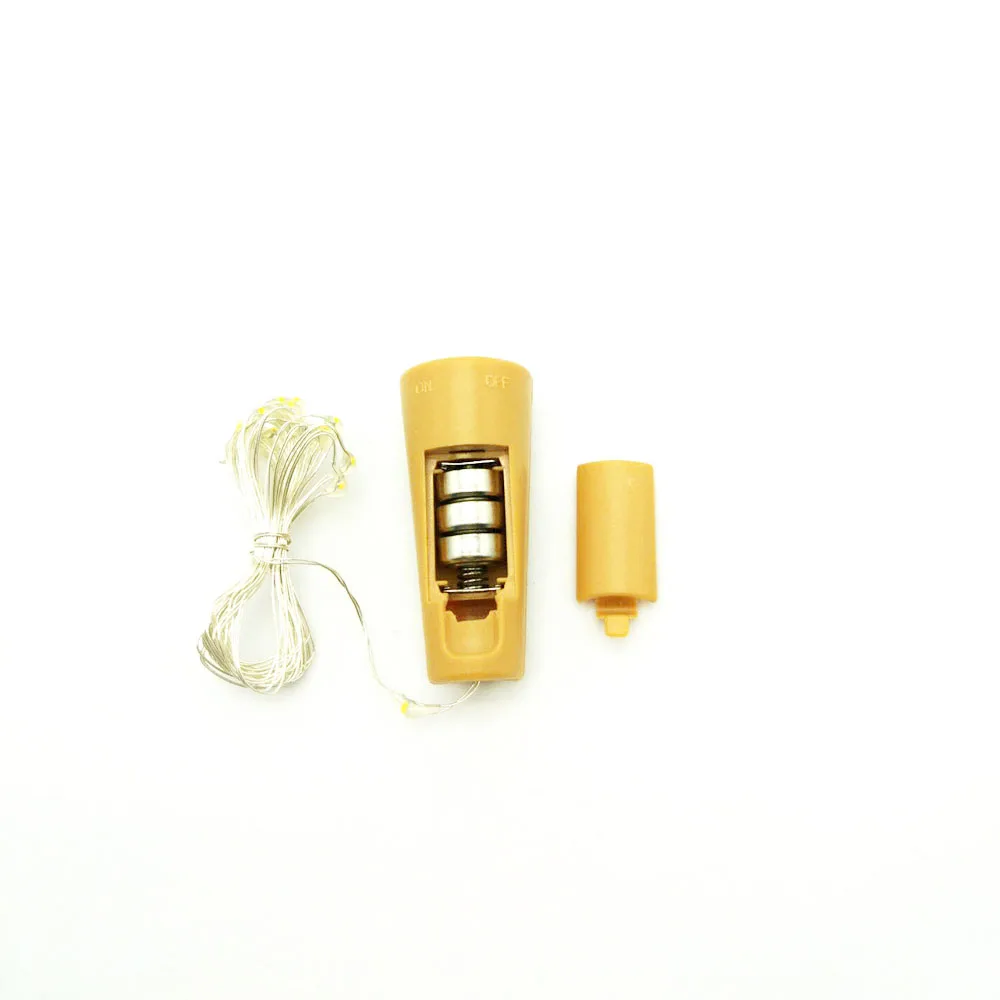 Светодиодная гирлянда 2 м водонепроницаемая медная проволока на батарейках