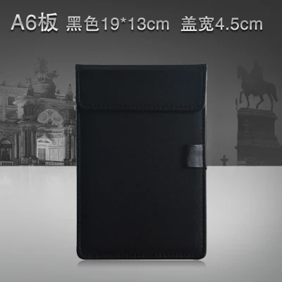 High grade business PU leather A4 meeting folder A3 desktop writing large desk signature | Дом и сад