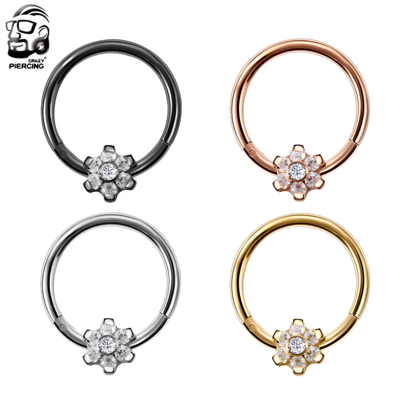 1 шт. хирургическое стальное кольцо для носа 316L 16 г пирсинга губ|body piercing jewelry|piercing
