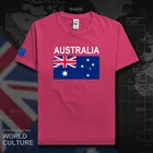 Австралийская футболка, Мужская футболка Aussie, хлопковая Футболка из джерси, уличная одежда для фитнеса, homme, австралийская футболка