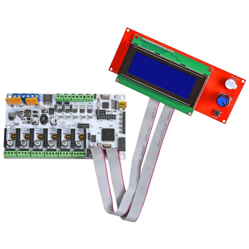 Reprap Румба комплект материнской платы для DIY + 2004 ЖК-дисплей Дисплей DRV8825/A4988