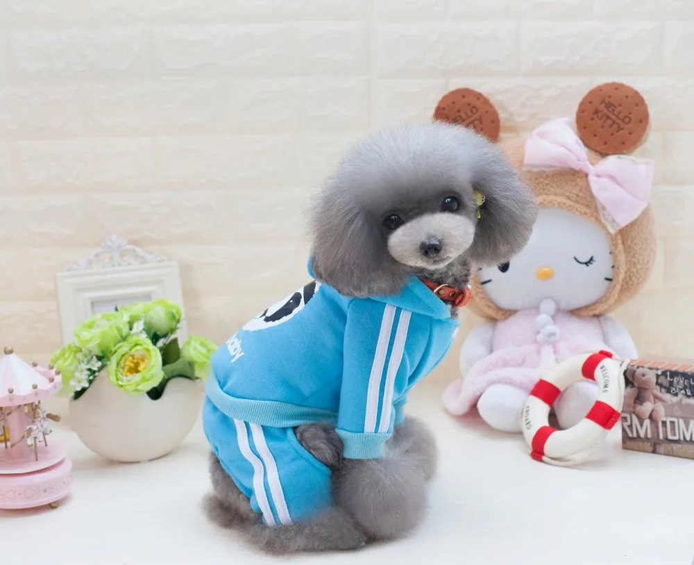 FA73 Бесплатная доставка толстовки с капюшоном для собак и кошек комбинезоны