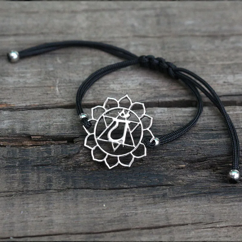 7 шт Чакра корона чакра Sahasrara Йога браслет. Браслет выступает за духовную связь