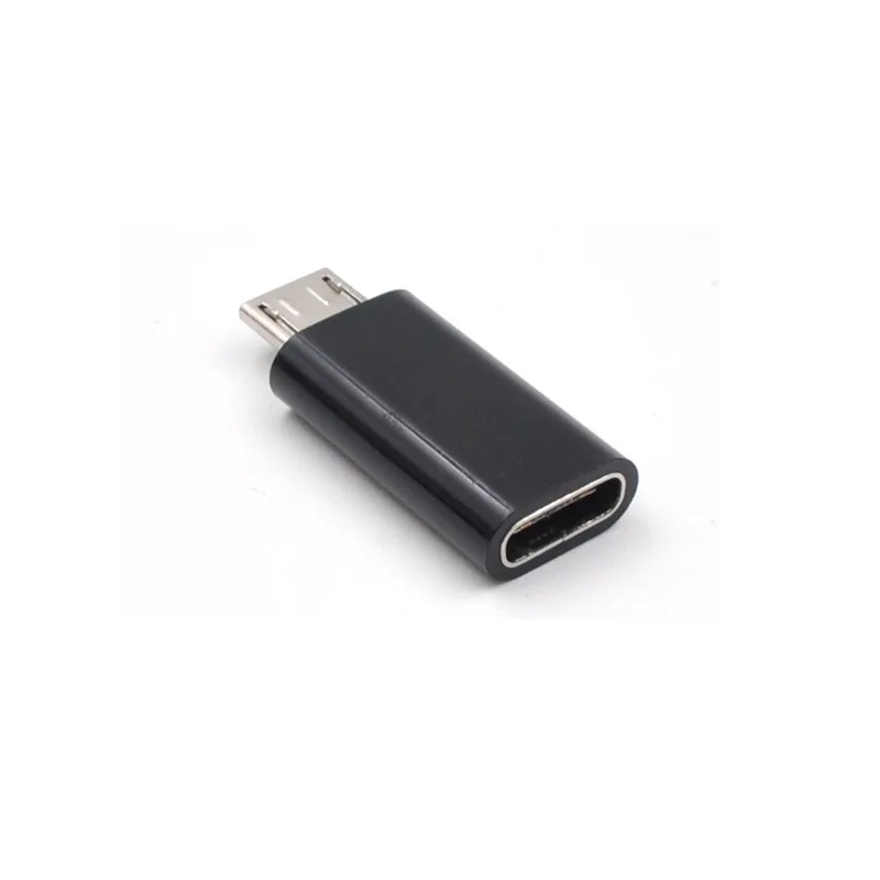 Портативный Преобразователь Разъем Черный Micro USB высокоскоростной адаптер для