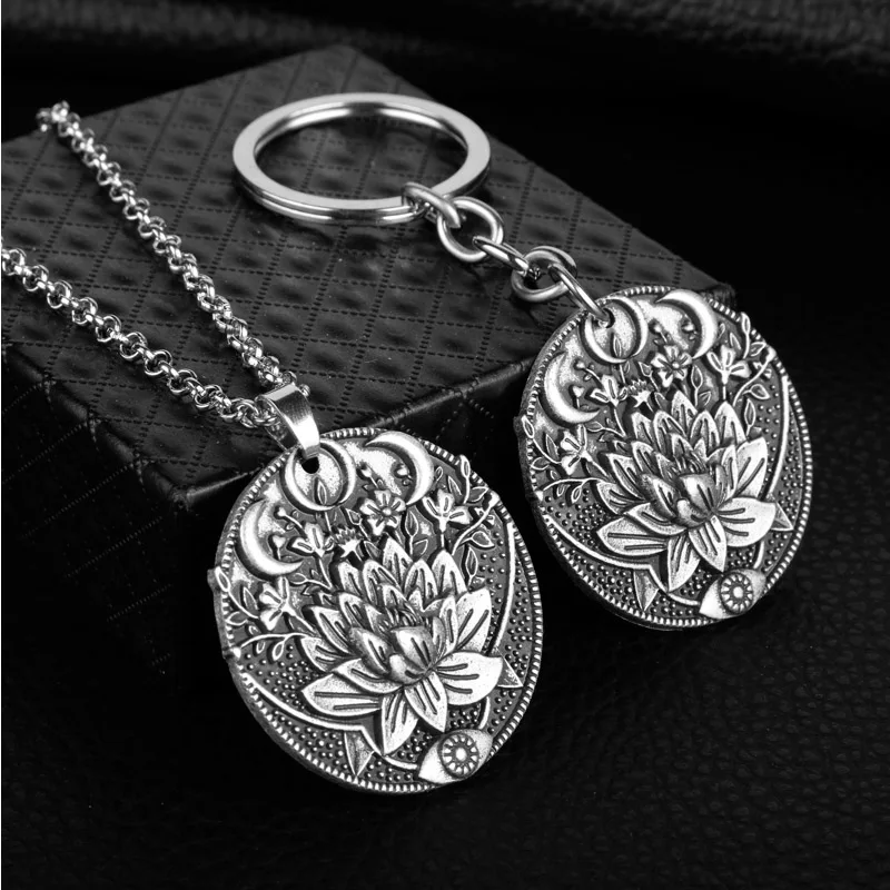 Винтажные женские ожерелья с изображением цветка мандалы жизни колье чокер в