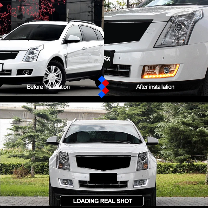 ROADOT 12 V светодиодный DRL Дневной ходовой свет для Cadillac SRX 2016 2015 2014 2013 2012