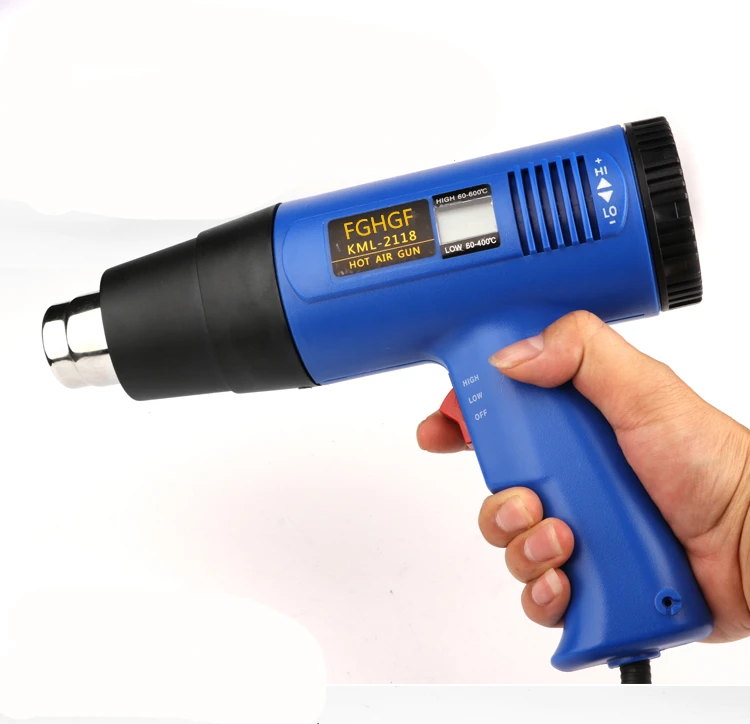 2000 Вт AC220 LODESTAR цифровой электрический пистолет горячего воздуха с температурным