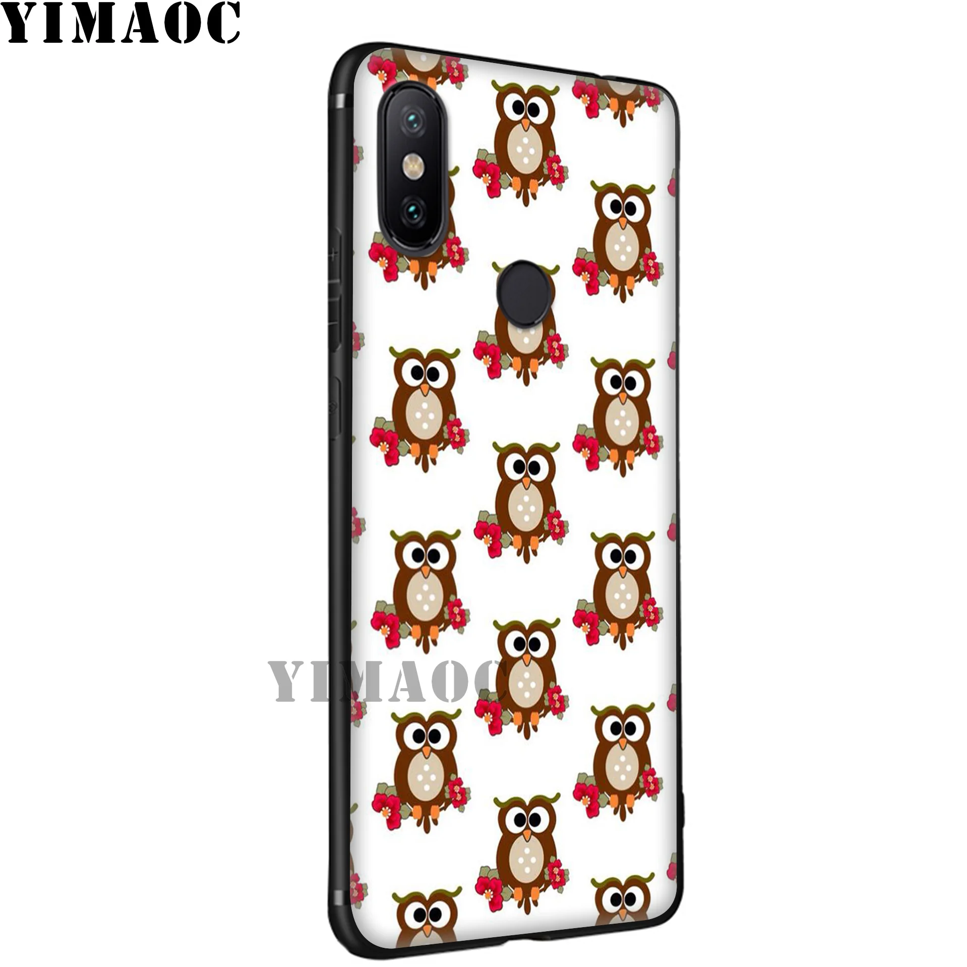 YIMAOC Cute Owls Cartoon Soft Silicone Case for Xiaomi Redmi 7A Note 7 6 6A 5 4 4X 4A 5A S2 Plus K20 Pro Lite |