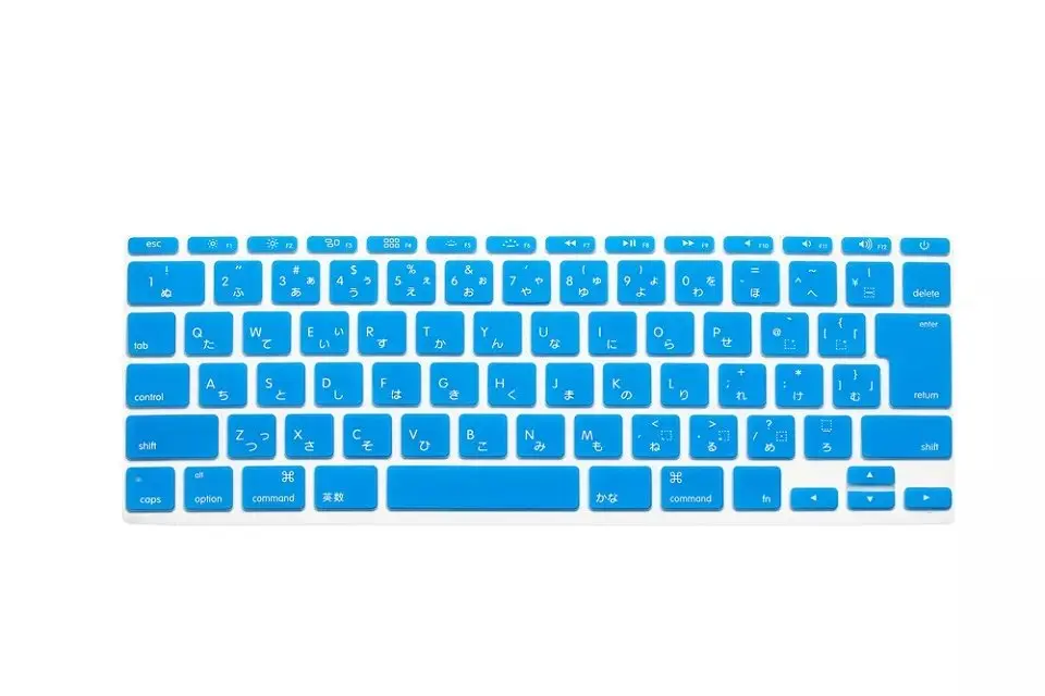 Ультратонкий силиконовый чехол для клавиатуры с японской раскладкой Macbook Air 11 A1370