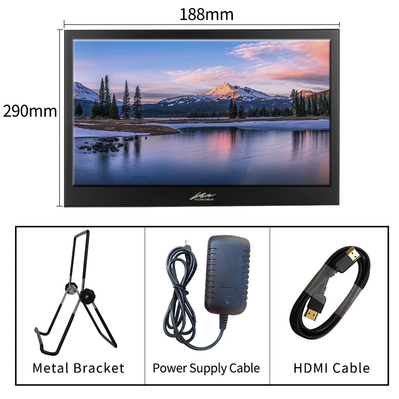 10,1 дюймов портативный монитор 1920*1200 ЖК-экран игровой монитор VGA HDMI интерфейс со встроенным динамиком для PS3/PS4/XBOx360/PC