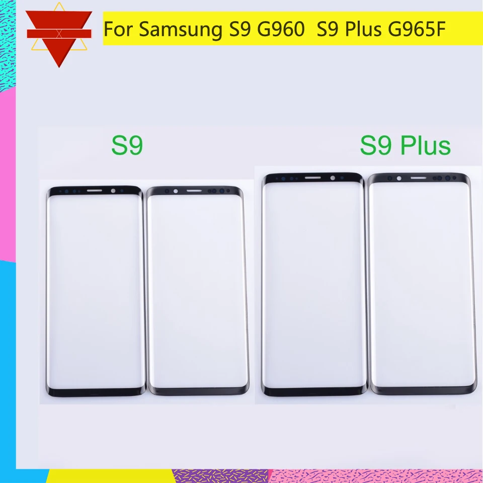 50 шт./партия сенсорный экран для Samsung Galaxy S9 G960 + plus G965 стекло передней панели