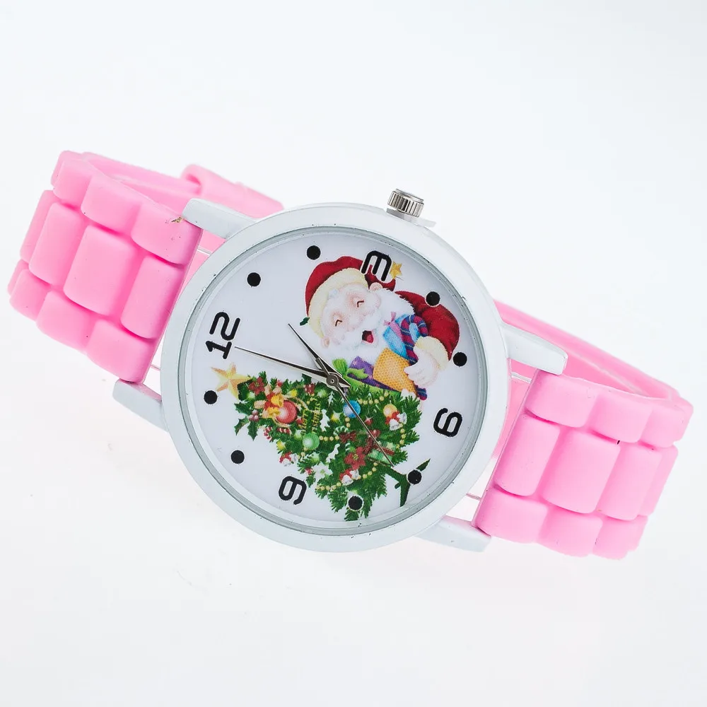 Детские Модные наручные часы с Санта-Клаусом zegarek dla dzieci reloj infantil ocuk saat ocuk saati reloj nio