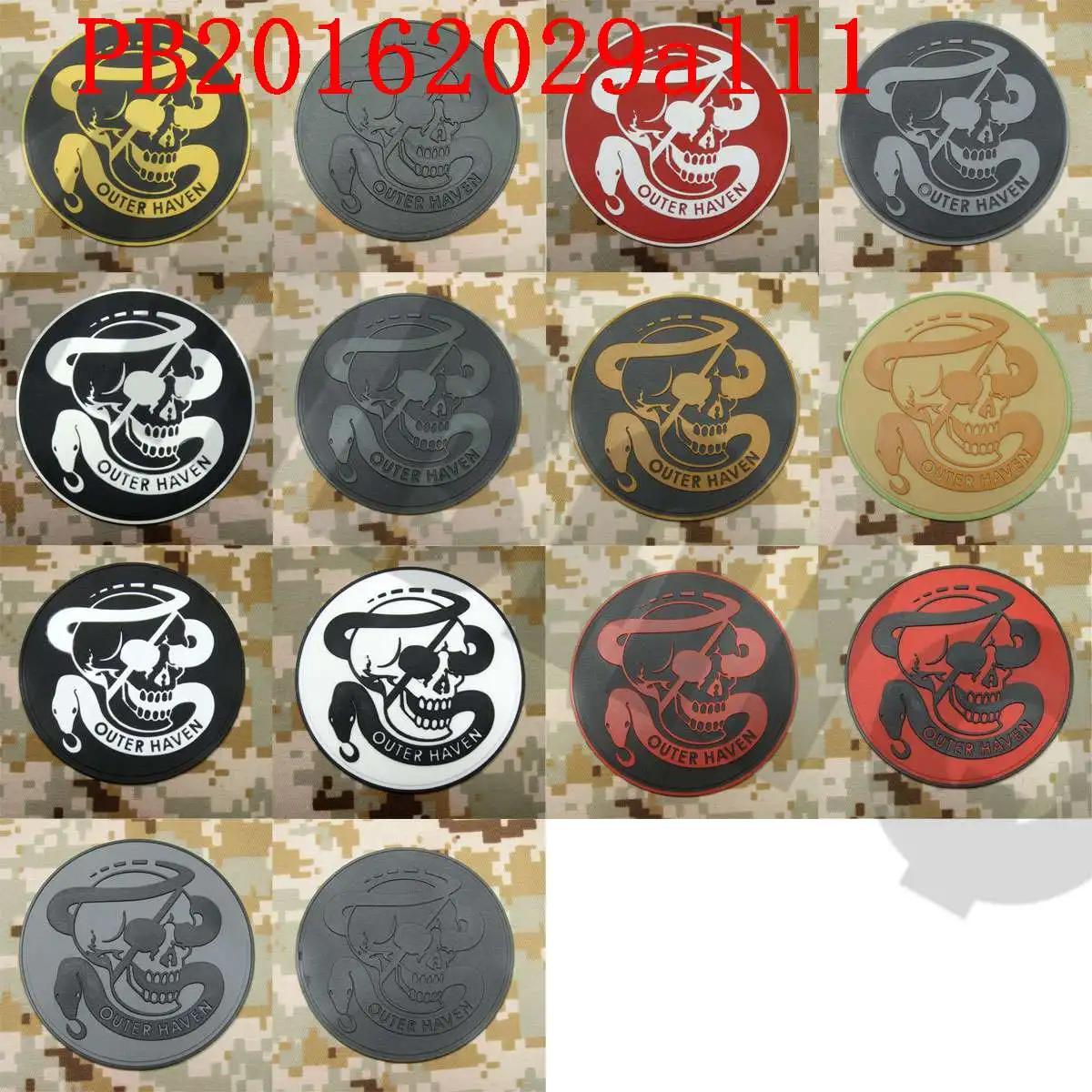 

3D PVC Patch MGS OUTER HAVEN PMC Special Force Group Tactical Military Morale