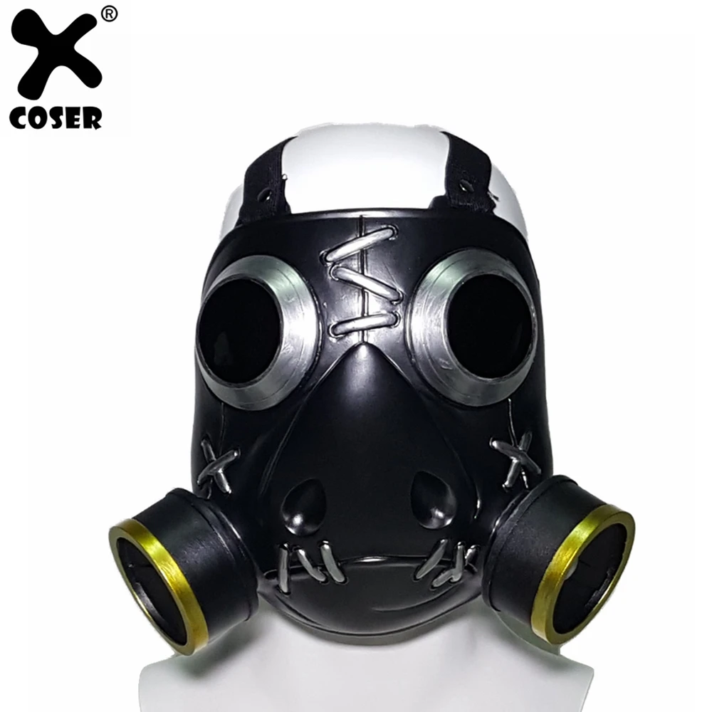 XCOSER O. W. Roadhog Косплей Маска оригинальный дизайн Мако Рутледж Черная мягкая Смола