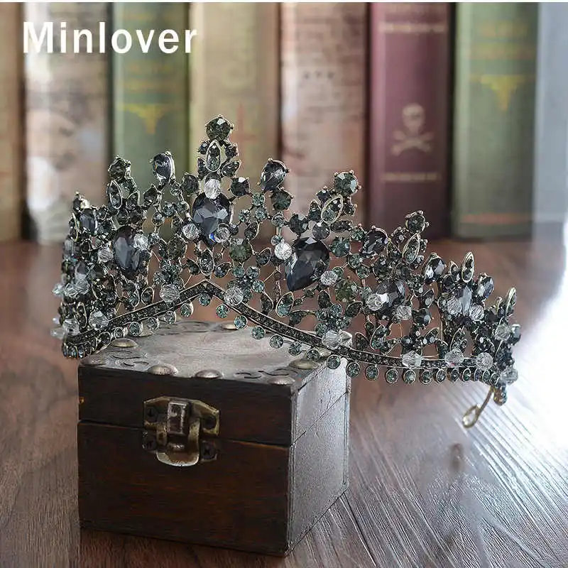 Тиары и короны в стиле барокко Minlover для невесты свадебные аксессуары волос ретро